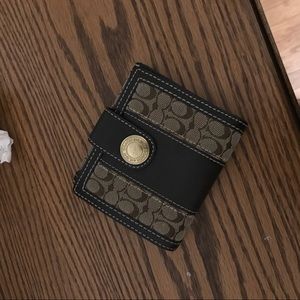Brown Vintage Coach Wallet